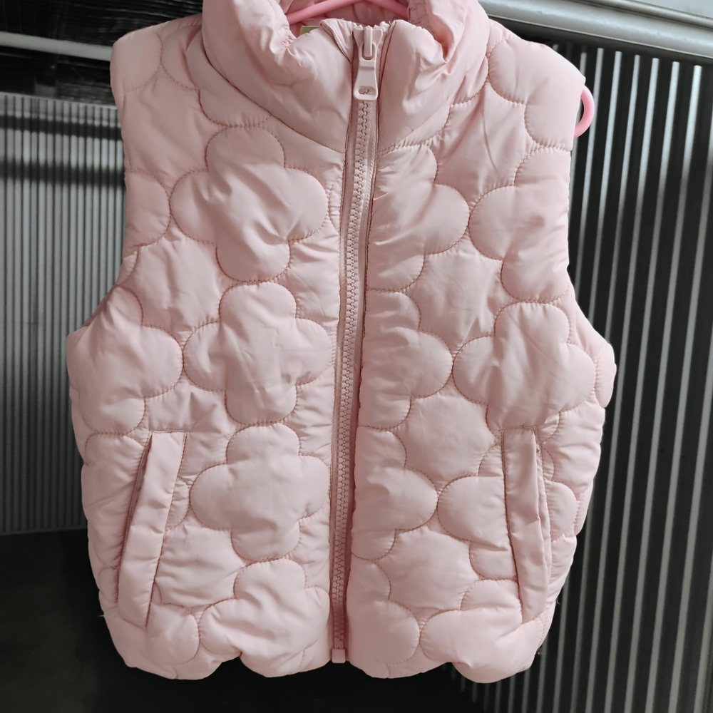 H&M Pink Quilted Kids Vest